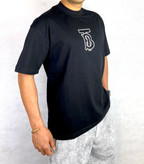 تیشرت مردانه برند باربری مدل بافت دوری
